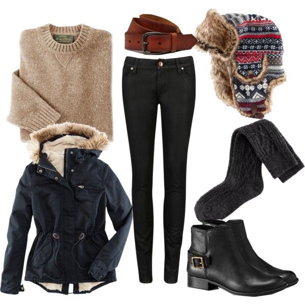 ankle boots outfit winter