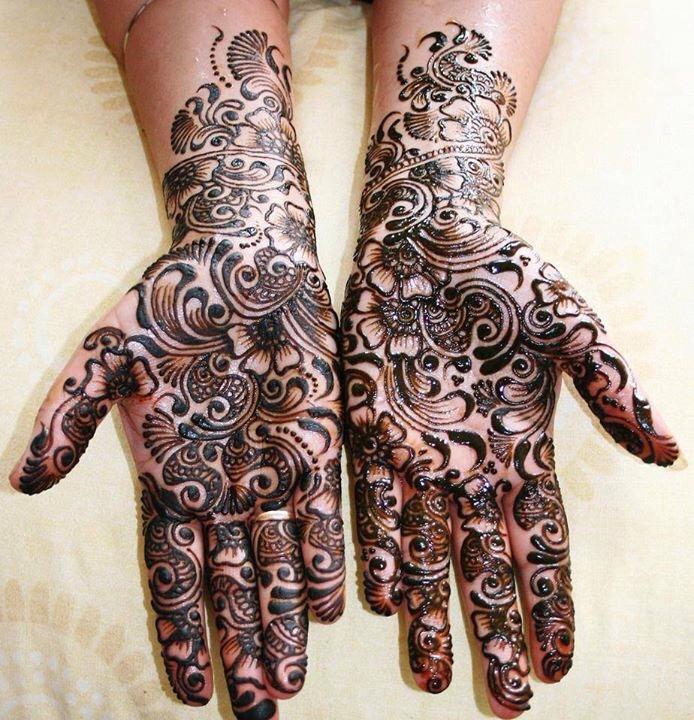 Beautiful Full Hand Feet Mehndi Designs For Events 2015