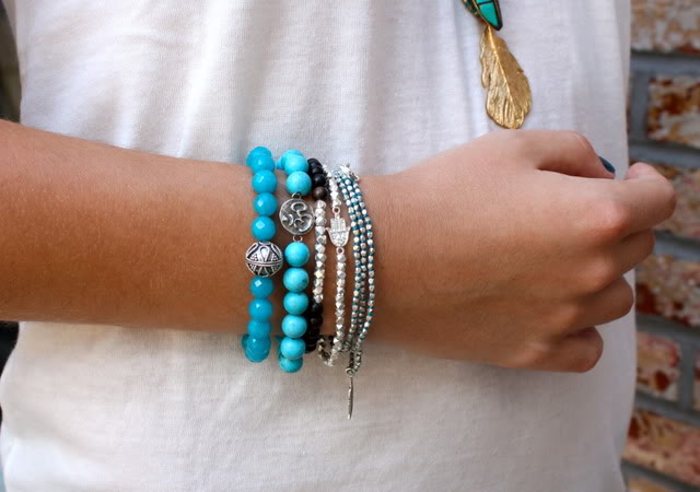 New Styles Of Casual Bracelets Made From Turquoise 2015 13