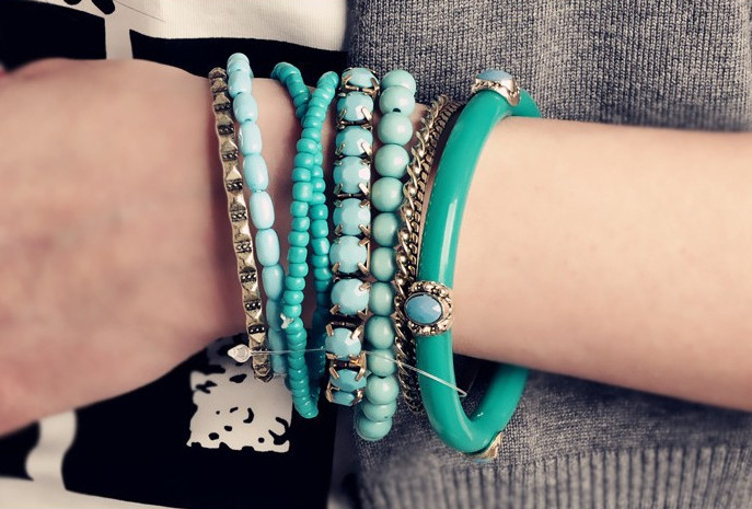 New Styles Of Casual Bracelets Made From Turquoise 2015 14