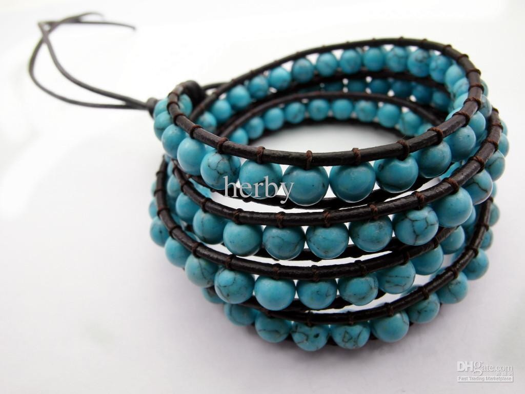 New Styles Of Casual Bracelets Made From Turquoise 2015