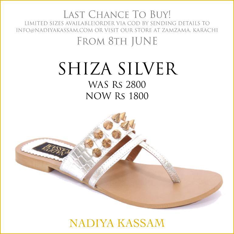 Eid Footwear Chappal For Girls Designed By Nadiya Kassam 2015 14