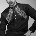 Eid Kurta Designs For Men By Wajahat Mansoor 2015 3