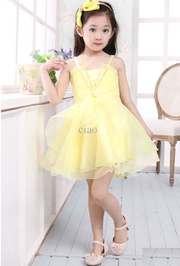 Little Girls Stylish Party Wear Dresses Pics Of 2015 10