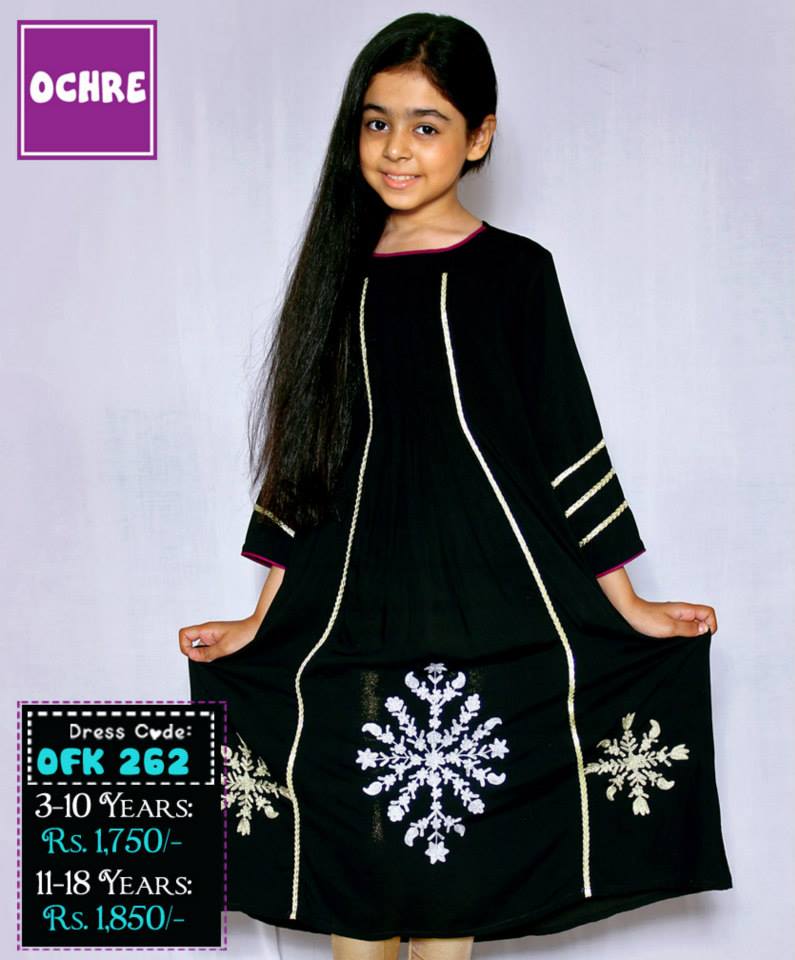 Summer Eid Kids Wear Dresses By Ochre 2015 11