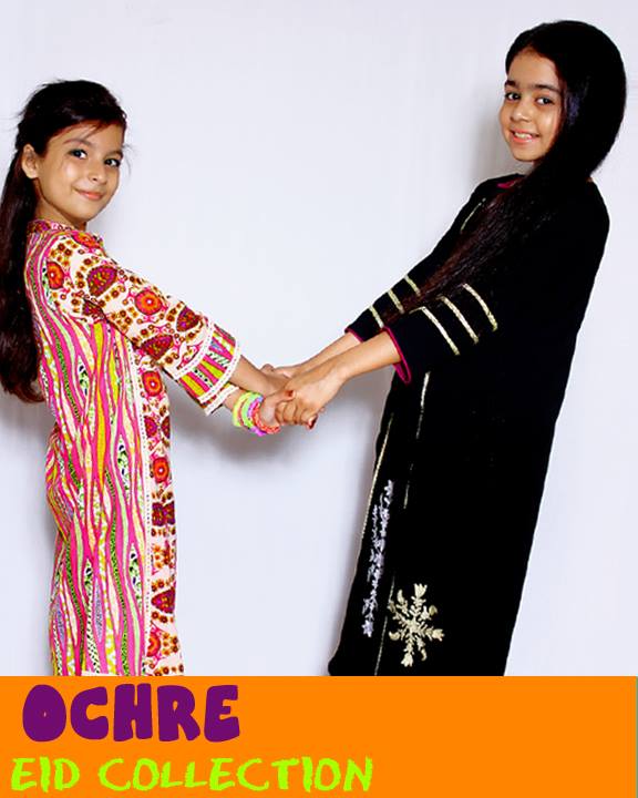 Summer Eid Kids Wear Dresses By Ochre 2015 15