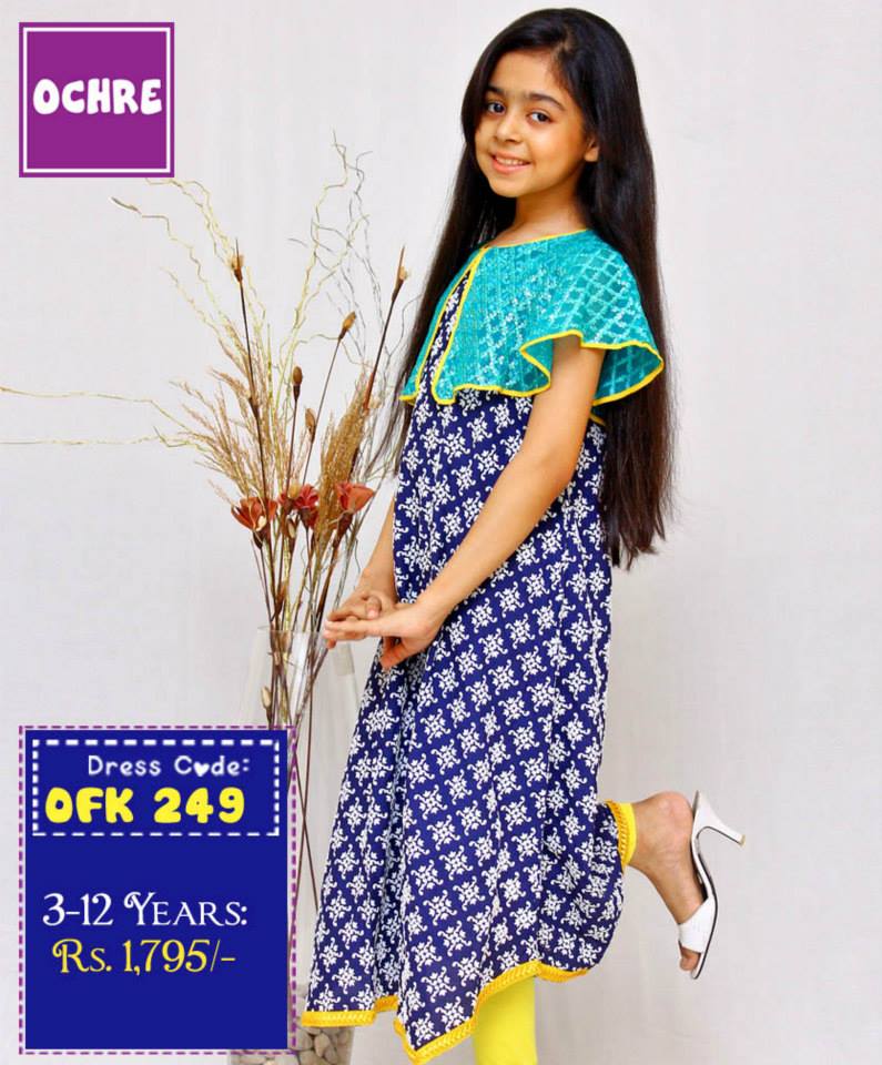 Summer Eid Kids Wear Dresses By Ochre 2015 19