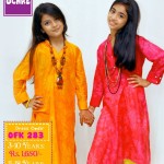 Summer Eid Kids Wear Dresses By Ochre 2015 8