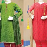 Angrakha Style Eid Kids Wear Dresses By Junaid Jamshed 2015