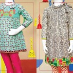 Angrakha Style Eid Kids Wear Dresses By Junaid Jamshed 2015 10