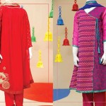 Angrakha Style Eid Kids Wear Dresses By Junaid Jamshed 2015 4