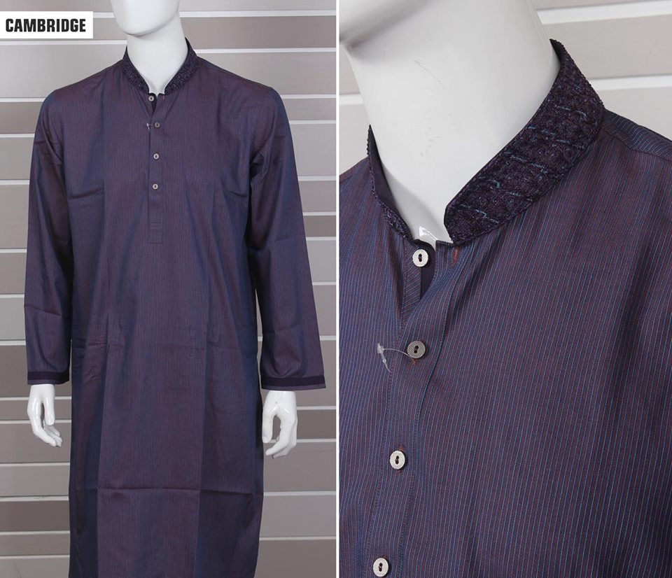 Eid Kurta Plain Designs For Men By Cambridge 2015 10