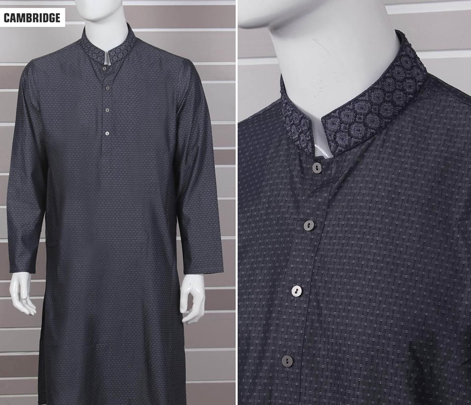 Eid Kurta Plain Designs For Men By Cambridge 2015 2