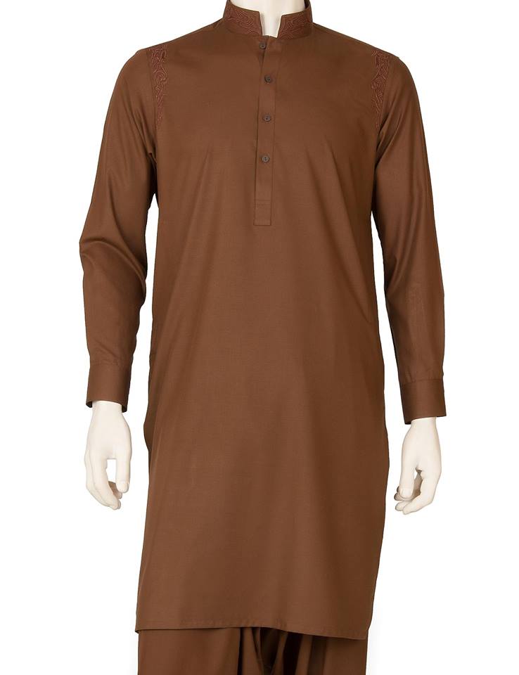 Eid Kurta Plain Designs For Men By Cambridge 2015 4