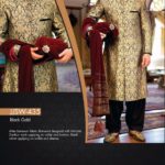 Jamawar Sherwani Designs For Groom By Junaid Jamshed 2015