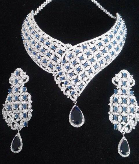 Elegant Diamond Jewellery Set Designs For 2015-16 Parites 6