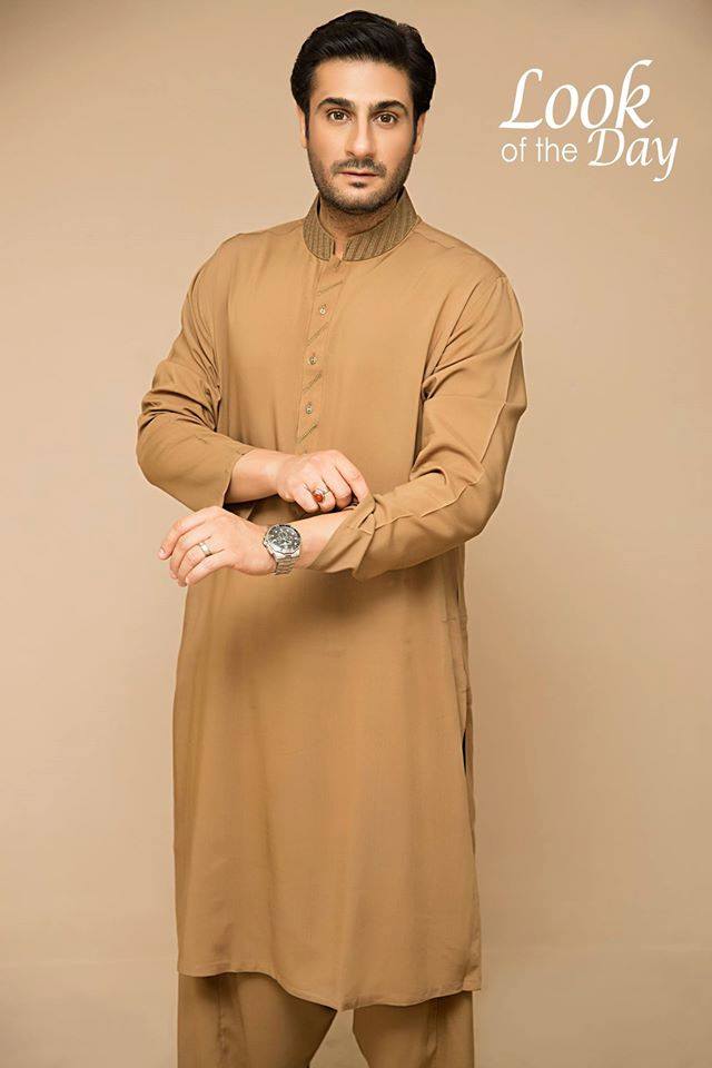 Mid Summer Kurta Designs For Men By Amir Adnan 2015