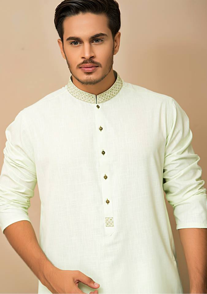 Mid Summer Kurta Designs For Men By Amir Adnan 2015 9