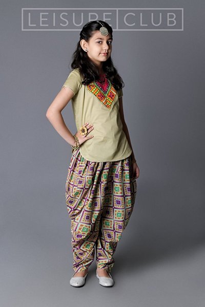 Midsummer Patiala Salwar For Kids By Leisure Club 2015-16