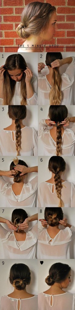 Various Hair Tutorials For Long Haired Girls 2015-16 12