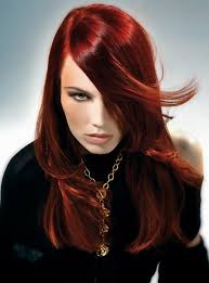 red shade hairs