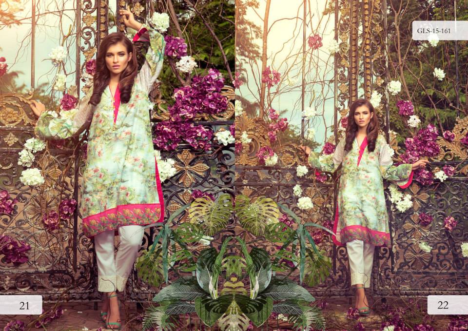 Digital Pret Kurtis Eid Wear Ideas Collection By Gul Ahmed 2015-16 12