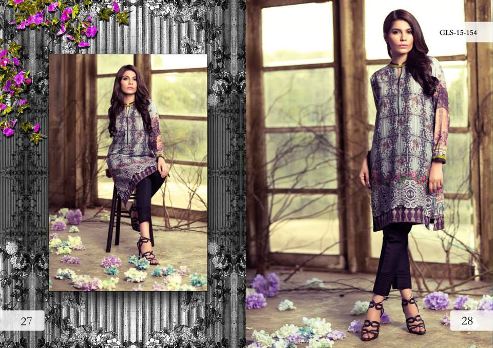 Digital Pret Kurtis Eid Wear Ideas Collection By Gul Ahmed 2015-16 5