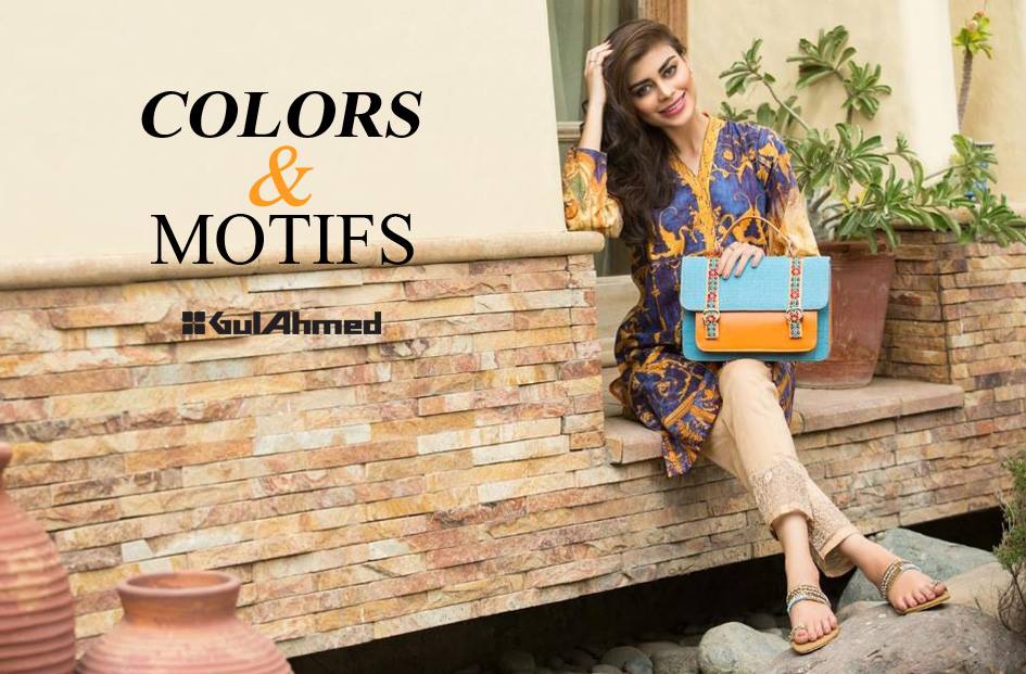 Eid Handbags With Dress By Gul Ahmed 2015-16