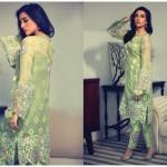 Eid Ul Azha Chiffon Embroidered Dresses By Rungrez 2015-16 9