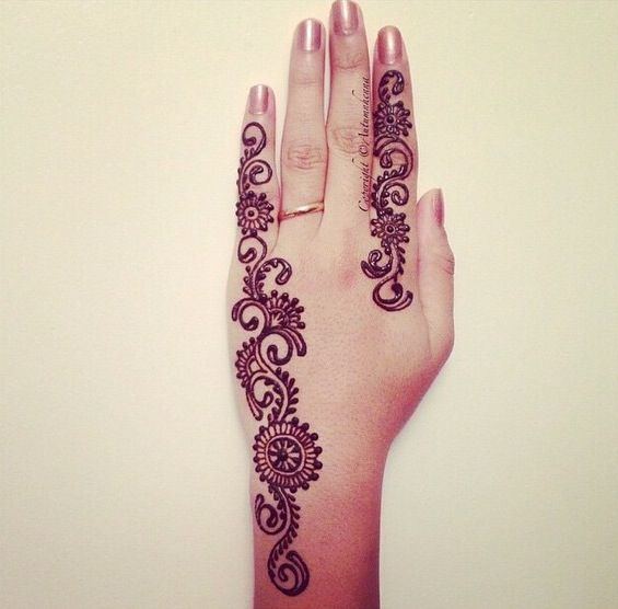 Eid Ul Azha Hand Mehndi Designs For Young Girsl 2015-16 4