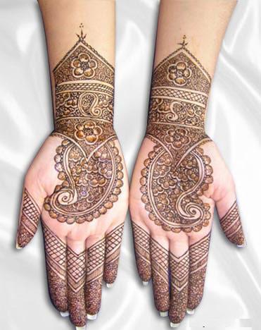 Eid Ul Azha Hand Mehndi Designs For Young Girsl 2015-16 9