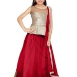 Eid Ul Azha Lehenga Dress For Little Girls 2015-16 4
