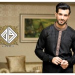 black kurta on eid