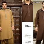 brown kurta