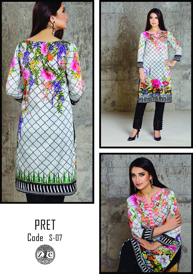 Eid Ul Azha Pret Silk Kurtis By Zoe 2015-16