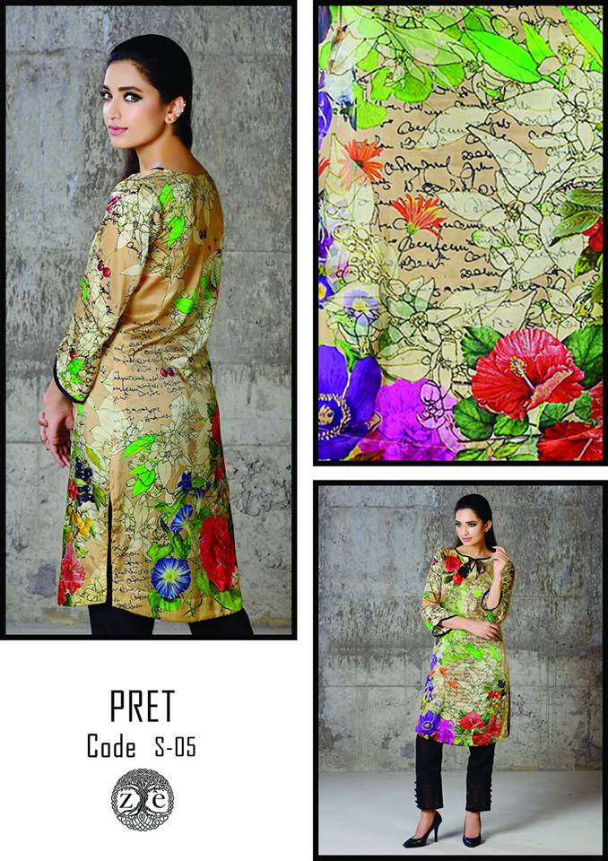 pret silk kurti