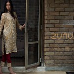 Embroidered Chiffon Eid Wear By Zunuj 2015-16