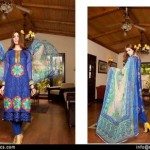 Embroidered Swiss Cotton Dresses By Rujhan 2015-16 2