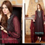 Embroidered Swiss Cotton Dresses By Rujhan 2015-16 3