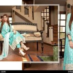 Embroidered Swiss Cotton Dresses By Rujhan 2015-16 5