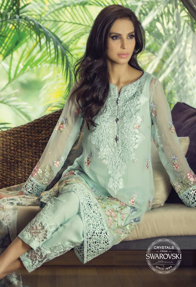 Mbroidered Eid Wear Bridal Dresses By Maria B 2015-16 2