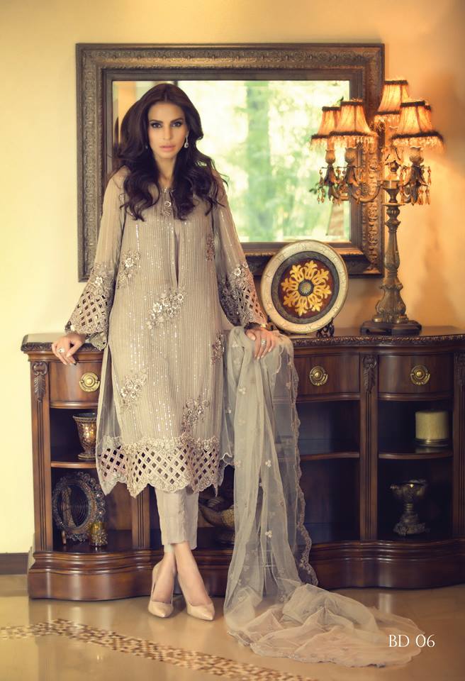 Mbroidered Eid Wear Bridal Dresses By Maria B 2015-16 3