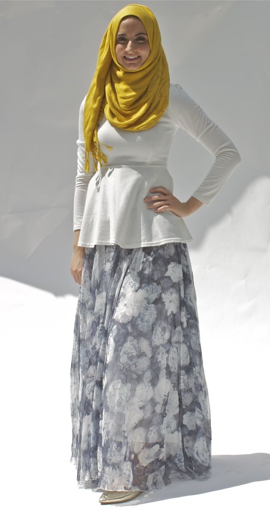 Winter Maxi Dresses With Hijab Fashion Trend 2015-16 4