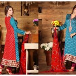 Cardinal Chiffon Dresses By Tawakal Fabrics 2015-16 5