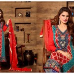 Cardinal Chiffon Dresses By Tawakal Fabrics 2015-16 6