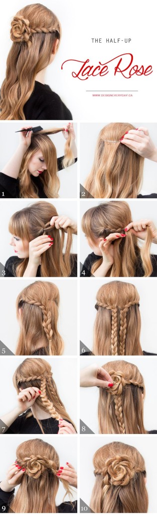 Daily Routine Hair Tutorials For Every Girl 7