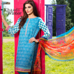 Embroidered Cotton Polyester Shalwar Kameez By Khaadi 2015 2