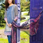 Embroidered Cotton Polyester Shalwar Kameez By Khaadi 2015 8