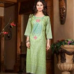 Embroidered Prints Long Shirts By Moon Textiles 2015 5