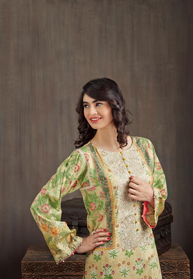 Floral Printed Kurtis For Winter By Happa Studios 2015-16